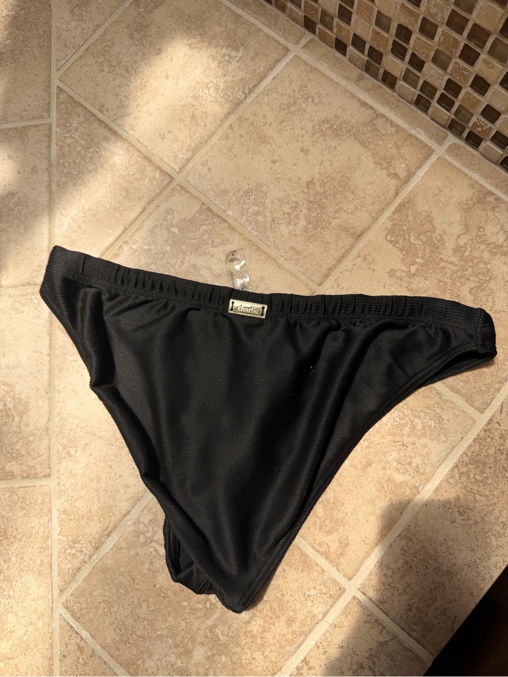 Men's Black Swim Briefs